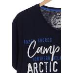 T-Shirt von camp david, in der Farbe Blau, aus Baumwolle, andere Perspektive, Vorschaubild