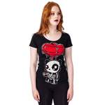 T-Shirt von Cupcake Cult, in der Farbe Schwarz, andere Perspektive, Vorschaubild