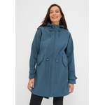 Softshelljacke von Derbe, in der Farbe Blau, aus Polyester, andere Perspektive, Vorschaubild