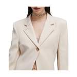 Blazer von PATRIZIA PEPE, in der Farbe Beige, aus Polyester, andere Perspektive, Vorschaubild