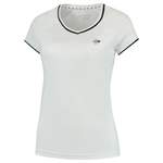 Tennisshirt von Dunlop, in der Farbe Weiss, aus Polyester, Vorschaubild