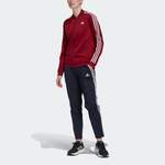 Trainingsanzug von Adidas Sportswear, in der Farbe Rot, aus Polyester, andere Perspektive, Vorschaubild