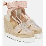 Verzierte Espadrille-Wedges der Marke Stella Mccartney