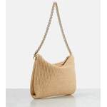 Schultertasche von Jimmy Choo, in der Farbe Beige, andere Perspektive, Vorschaubild