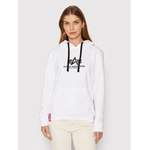 Sweatshirt von alpha industries, in der Farbe Weiss, aus Polyester, Vorschaubild