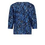 Klassische Bluse von Betty & Co, in der Farbe Blau, aus Baumwolle, andere Perspektive, Vorschaubild