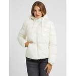 Glänzende Nylon-Steppjacke der Marke Guess