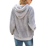 Sweatshirt von Bwiv, in der Farbe Grau, aus Fleece, andere Perspektive, Vorschaubild