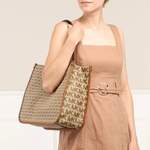 Shopper von Michael Kors, in der Farbe Beige, aus Textil, andere Perspektive, Vorschaubild