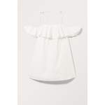 Schulterfreies Mini-Babydoll-Kleid der Marke Monki