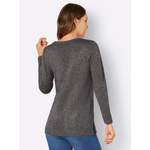 Longpullover von Classic Basics, in der Farbe Grau, andere Perspektive, Vorschaubild