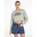 Sweatshirt von Tommy Jeans, in der Farbe Grau, aus Baumwolle, andere Perspektive, Vorschaubild