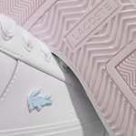 Plateau Sneaker von Lacoste, in der Farbe Weiss, aus Textil, andere Perspektive, Vorschaubild