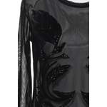 Klassische Bluse von PATRIZIA PEPE, in der Farbe Schwarz, aus Elasthan, andere Perspektive, Vorschaubild