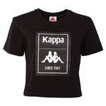 T-Shirt von Kappa, in der Farbe Schwarz, aus Baumwolle, andere Perspektive, Vorschaubild