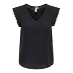 Klassische Bluse von Only, in der Farbe Schwarz, aus Baumwolle, Vorschaubild