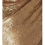 Kleid von Rabanne, in der Farbe Gold, aus Aluminium, andere Perspektive, Vorschaubild