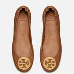 Slipper von TORY BURCH, in der Farbe Braun, aus Leder, andere Perspektive, Vorschaubild