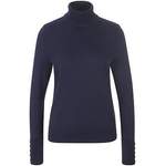 Rollkragenpullover von Peter Hahn, in der Farbe Blau, aus Baumwolle, andere Perspektive, Vorschaubild