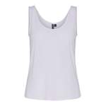 Tanktop von Pieces, in der Farbe Weiss, aus Polyester, andere Perspektive, Vorschaubild