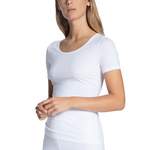 T-Shirt von Calida, in der Farbe Weiss, aus Baumwolle, Vorschaubild