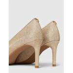 High Heel Pump von MICHAEL Michael Kors, in der Farbe Gold, aus Textil, andere Perspektive, Vorschaubild