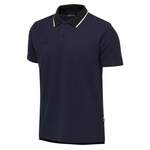 Poloshirt von Hummel, in der Farbe Blau, aus Polyester, andere Perspektive, Vorschaubild