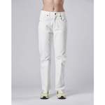 Gerade Jeans von Douuod Woman, in der Farbe Weiss, aus Baumwolle, andere Perspektive, Vorschaubild