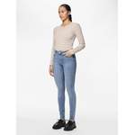 Jegging von Pieces, in der Farbe Blau, aus Polyester, andere Perspektive, Vorschaubild