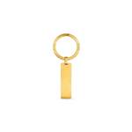 Schlüsselanhänger von Joop!, in der Farbe Gold, aus Edelstahl, andere Perspektive, Vorschaubild