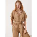 Jumpsuit von s.Oliver, in der Farbe Braun, aus Leinen, andere Perspektive, Vorschaubild