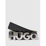 Gürtel von HUGO, in der Farbe Schwarz, aus Leder, Vorschaubild