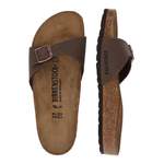 Pantolette von Birkenstock, in der Farbe Braun, aus Leder, andere Perspektive, Vorschaubild