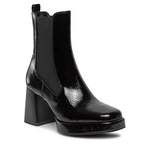 Chelsea-Boot von tamaris, in der Farbe Schwarz, aus Textil, andere Perspektive, Vorschaubild