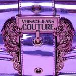 Sonstige Handtasche von Versace Jeans Couture, in der Farbe Lila, andere Perspektive, Vorschaubild