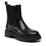 Chelsea-Boot von Geox, in der Farbe Schwarz, aus Stoff, andere Perspektive, Vorschaubild