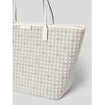 Shopper von TORY BURCH, in der Farbe Beige, aus Baumwolle, andere Perspektive, Vorschaubild