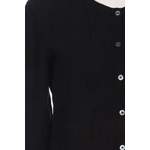 Klassische Bluse von hessnatur, in der Farbe Schwarz, aus Leinen, andere Perspektive, Vorschaubild