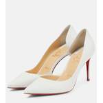 Klassische Pump von Christian Louboutin, in der Farbe Weiss, andere Perspektive, Vorschaubild