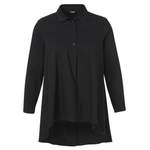Klassische Bluse von FRAPP, in der Farbe Schwarz, aus Baumwolle, andere Perspektive, Vorschaubild