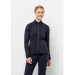 Fahrradjacke von Jack Wolfskin, in der Farbe Grau, aus Fleece, andere Perspektive, Vorschaubild