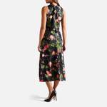 Sommerkleid von Ted Baker, in der Farbe Schwarz, aus Polyester, andere Perspektive, Vorschaubild