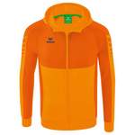 Trainingsanzug von erima, in der Farbe Orange, aus Polyester, andere Perspektive, Vorschaubild