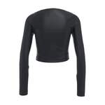 T-Shirt von Versace Jeans Couture, in der Farbe Schwarz, aus Stoff, andere Perspektive, Vorschaubild