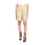 Bermudas von Weekend Max Mara, in der Farbe Beige, aus Baumwolle, andere Perspektive, Vorschaubild