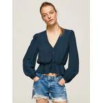 Bluse von Pepe Jeans, in der Farbe Blau, andere Perspektive, Vorschaubild