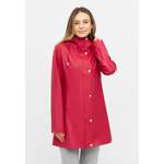 Regenjacke von Ilse Jacobsen, in der Farbe Rot, aus Polyester, andere Perspektive, Vorschaubild