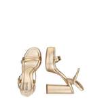 Sandale von MICHAEL Michael Kors, in der Farbe Gold, aus Kunststoff, andere Perspektive, Vorschaubild