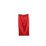 Rock von Dolce & Gabbana Pre-owned, in der Farbe Rot, aus Satin, andere Perspektive, Vorschaubild