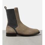 Chelsea-Boot von BRUNELLO CUCINELLI, in der Farbe Beige, andere Perspektive, Vorschaubild